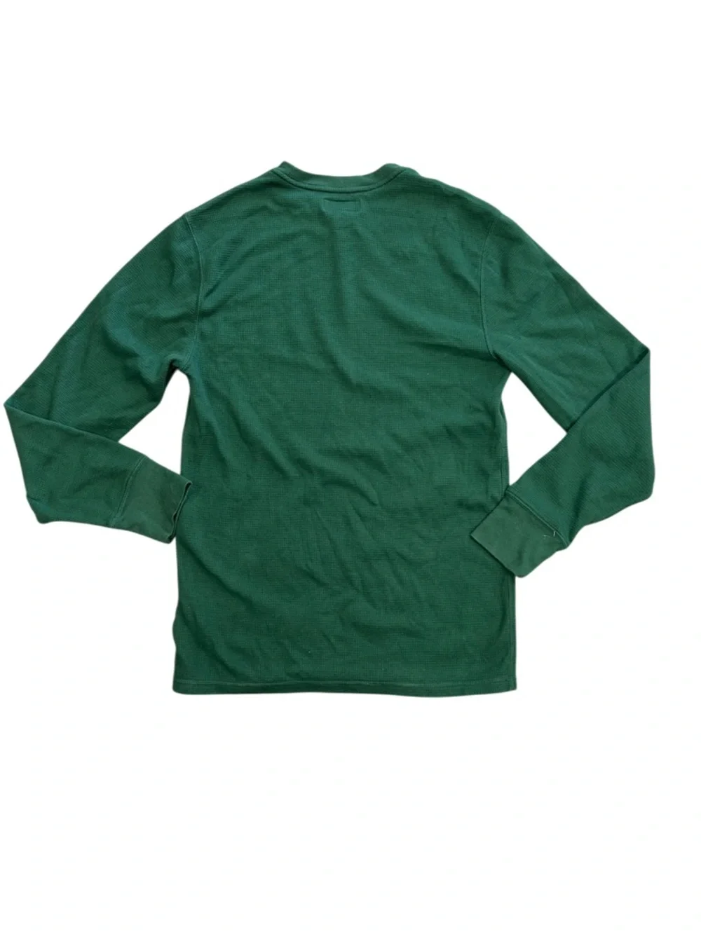 Polo Ralph‎ Lauren Men’s Medium Green Waffle Knit Thermal Shirt Sleepwear